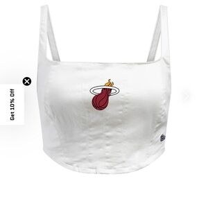 NWT Miami Heat Denim Corset